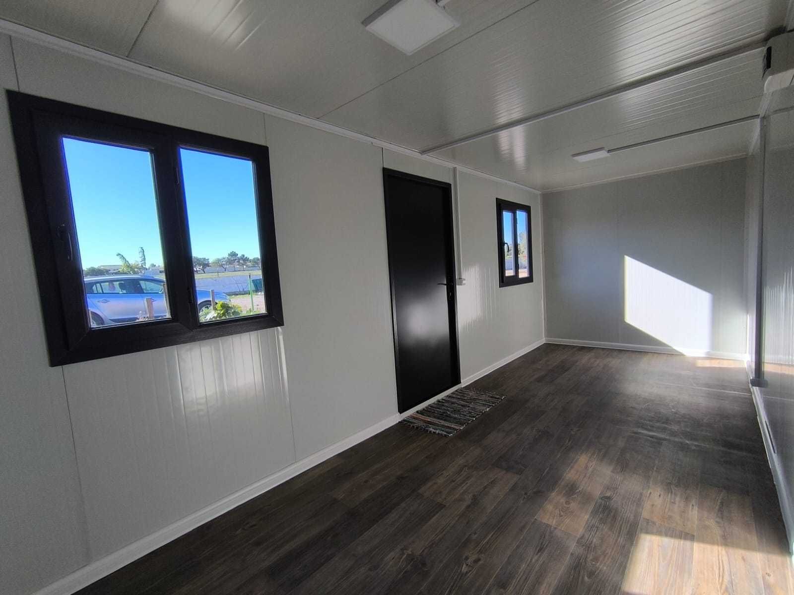 Casa pré-fabricada, bungalow, contentor, escritório, loja ou cabana, 5,9 x 2,4 m2