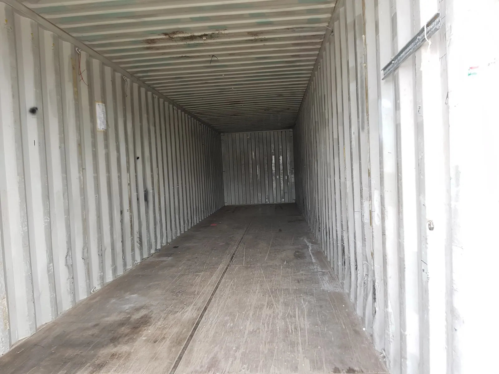 Primeira viagem de contentor de 40 pés.