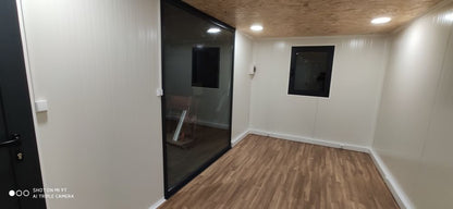 Contentor, stand de vendas, automação de escritório