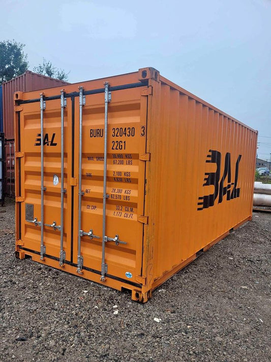 Container 20 Pés Laranja