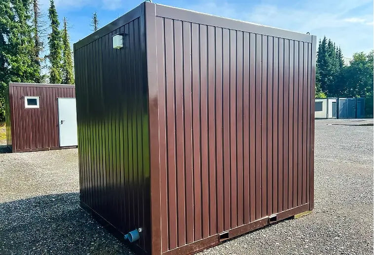 Contentor sanitário de 7,35 m²