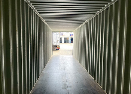 Contenedor de transporte marítimo de primera clase (HC) de 40 pies usado