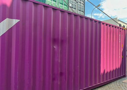 Contenedor de transporte marítimo de primera clase (HC) de 40 pies usado