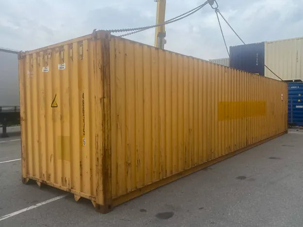 Contentor de transporte de primeira viagem de 40 pés.