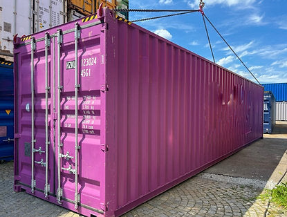 Contenedor de transporte marítimo de primera clase (HC) de 40 pies usado