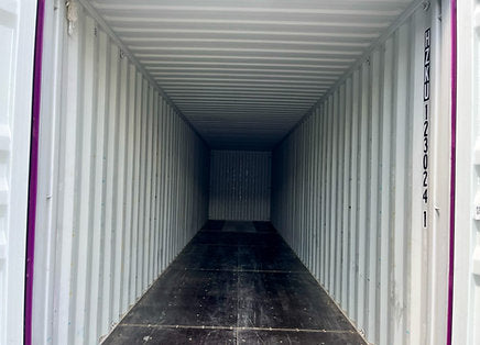 Contenedor de transporte marítimo de primera clase (HC) de 40 pies usado