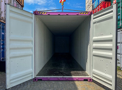 Contenedor de transporte marítimo de primera clase (HC) de 40 pies usado