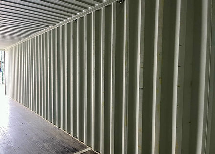 Contenedor de transporte marítimo de primera clase (HC) de 40 pies usado