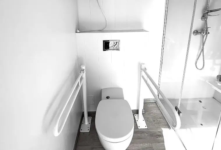 Contentor sanitário de 7,35 m²