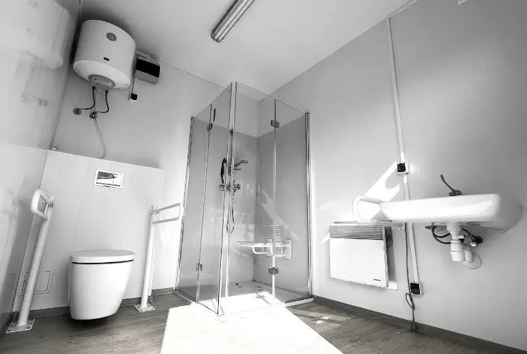 Contentor sanitário de 7,35 m²