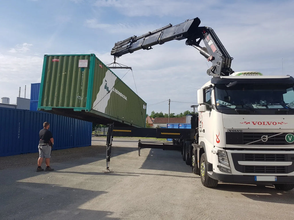 Primeira viagem de contentor de 40 pés.