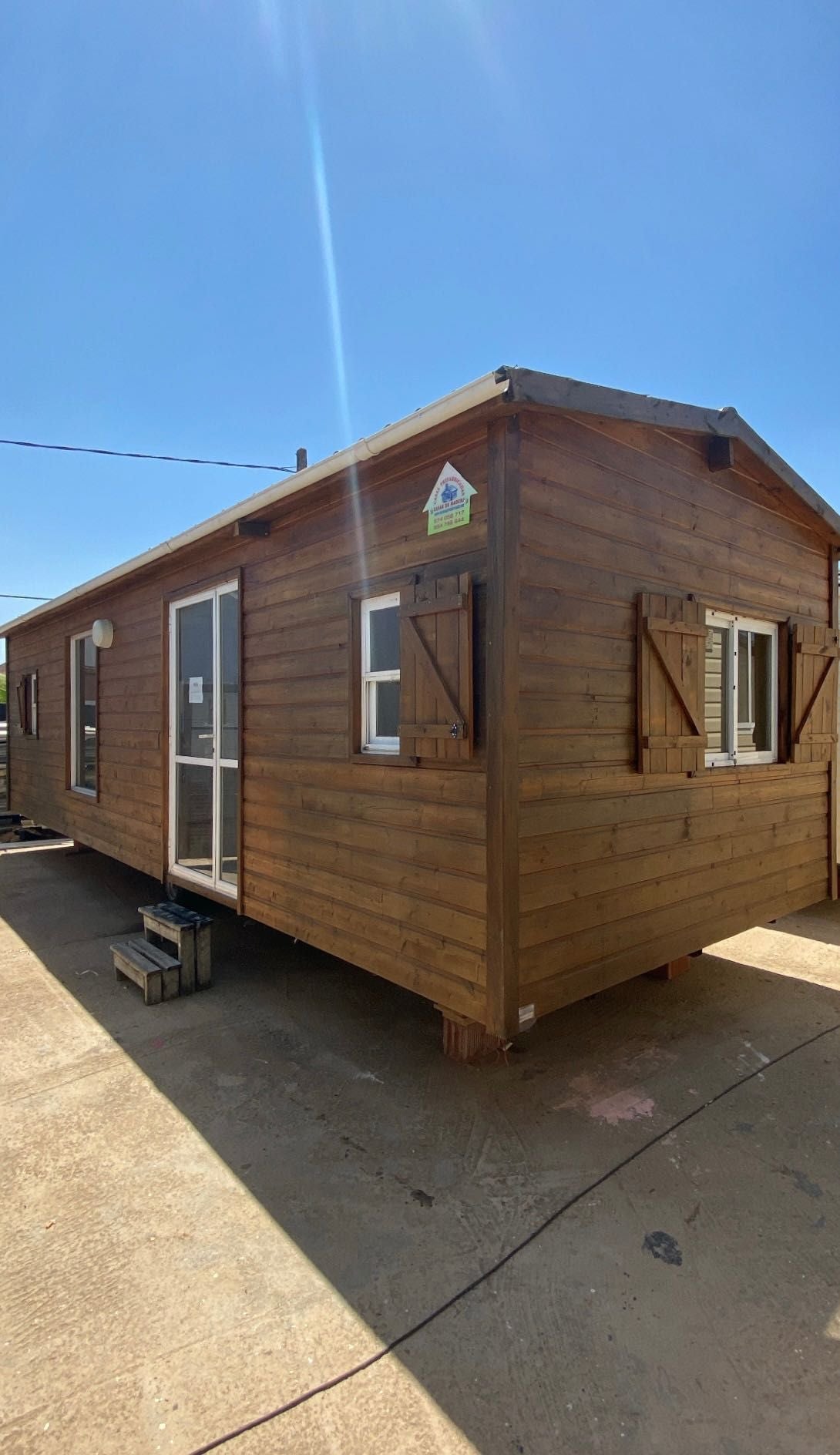 CASA MÓVEL EM MADEIRA 8X4 METROS T2