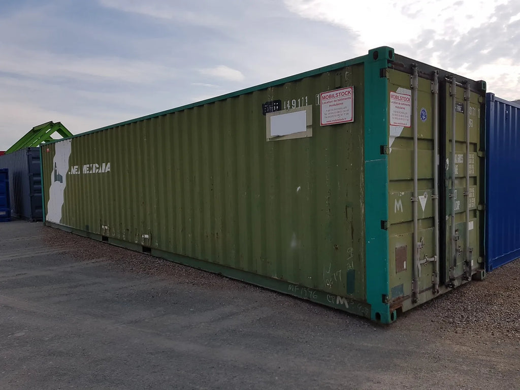 Primeira viagem de contentor de 40 pés.
