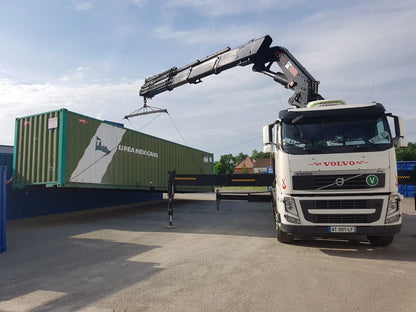 Primeira viagem de contentor de 40 pés.