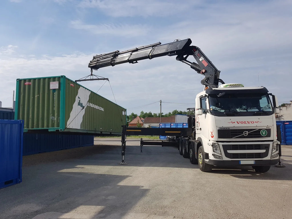 Primeira viagem de contentor de 40 pés.